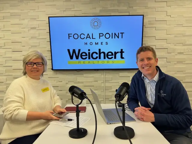 Jeff recording a podcast